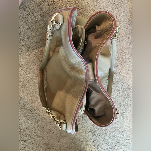 Tory Burch Harper bag with red/blue piping - Picture 3 of 4